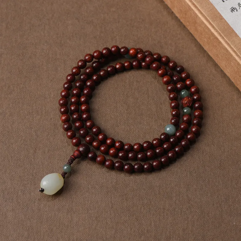 Xifeng Building Rosewood Bracelets Unisex-3