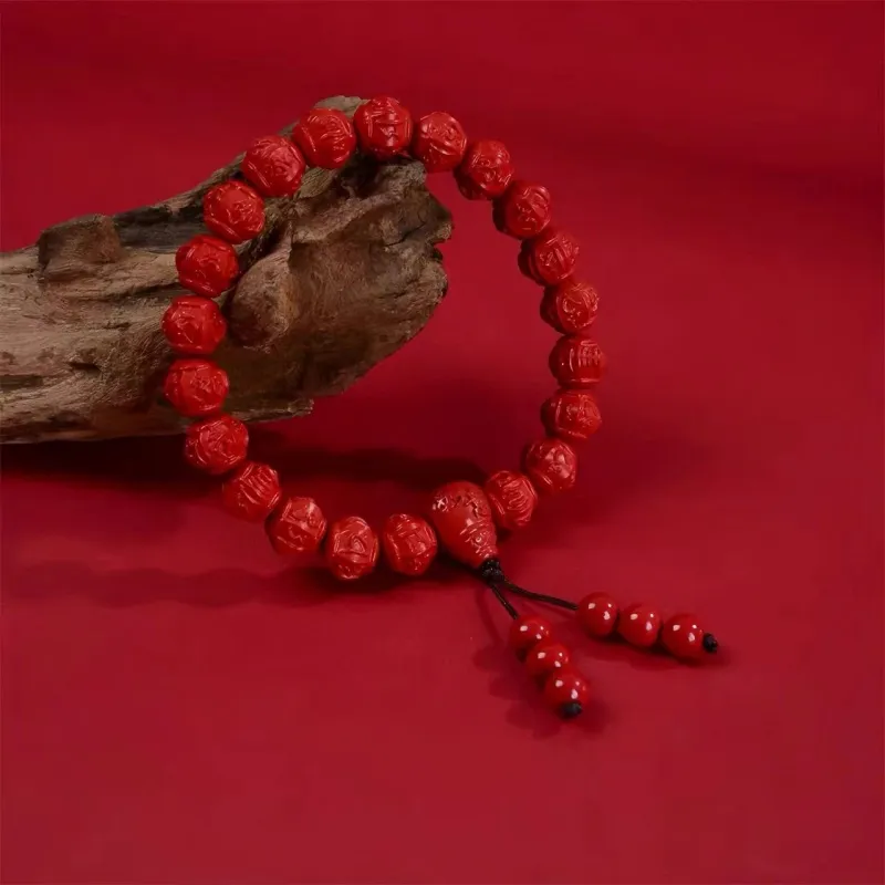 Xifeng Building Cinnabar Bracelets Unisex-2