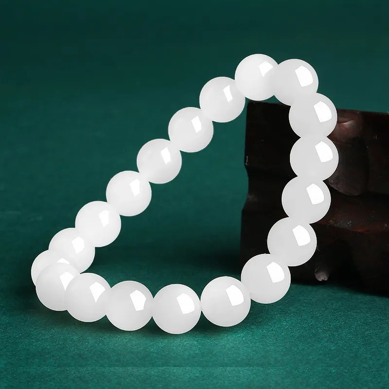 Xifeng Building Bracelets White Jade Unisex-4