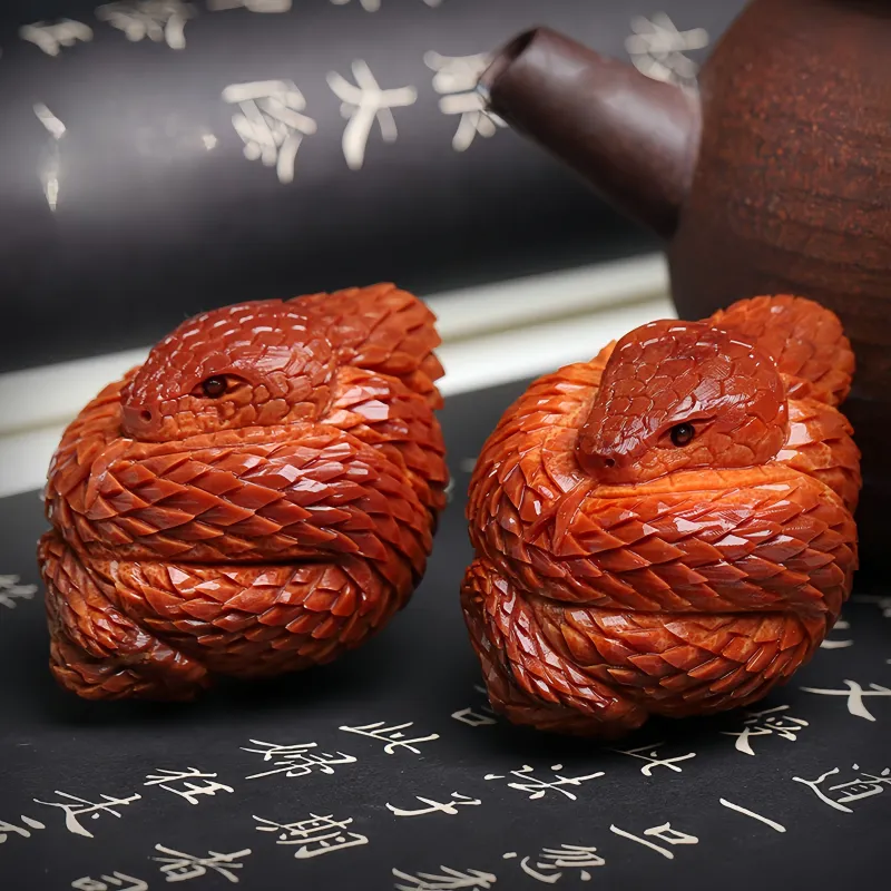 Xifeng Building Olive Pit Collectible Unisex-2