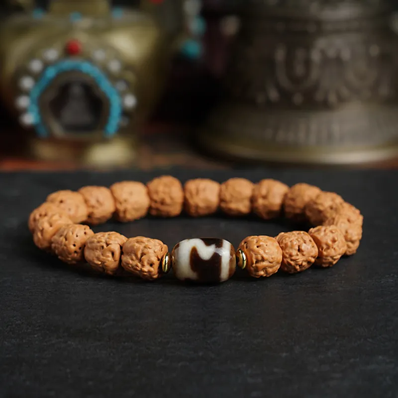 Xifeng Building King Kong Bodhi Seeds Bracelets Unisex-3