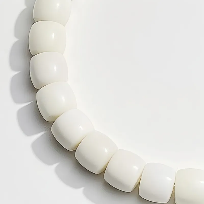 Xifeng Building White Jade Bodhi Bracelets Unisex-4