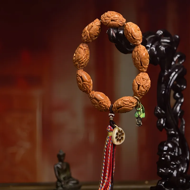 Xifeng Building Olive Pit Bracelets Unisex-4