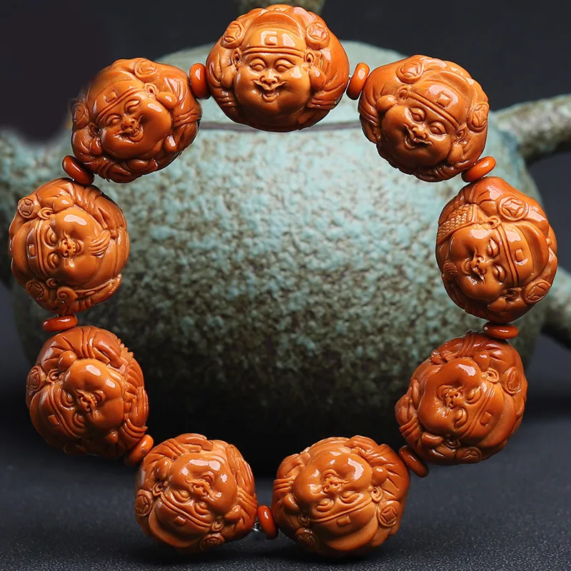 Xifeng Building Olive Pit Bracelets Unisex-1