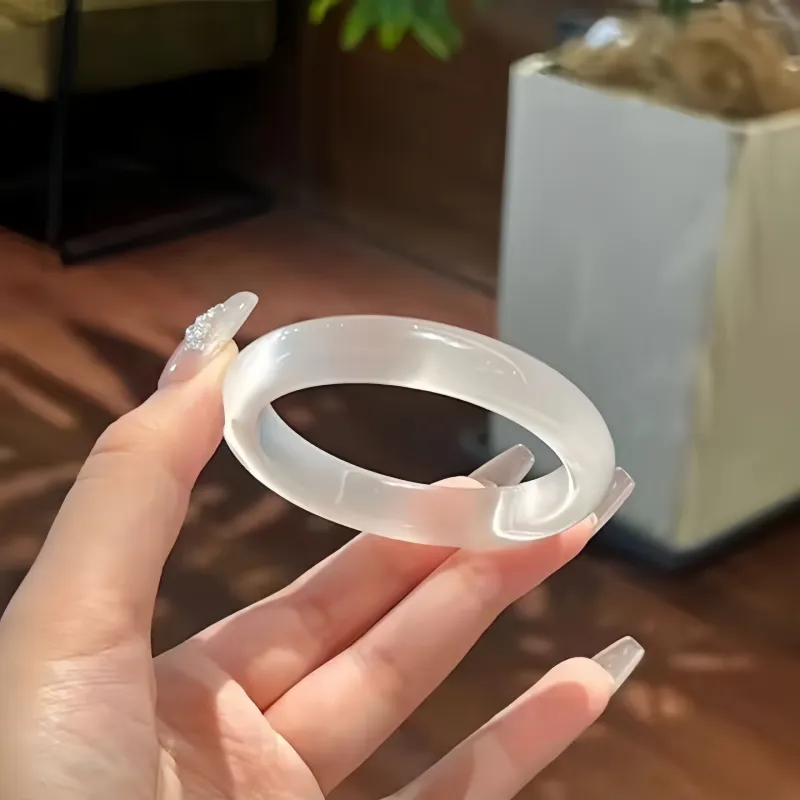 Xifeng Building Glass Cat Eye Bangles Women's-4
