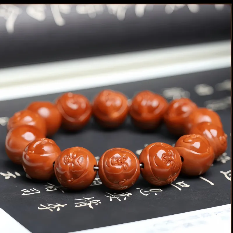 Xifeng Building Olive Pit Bracelets Unisex-2