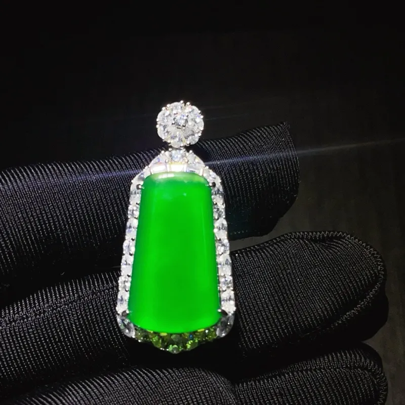 Xifeng Building Chalcedony Pendants Unisex-2