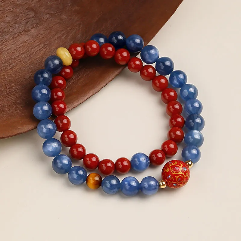 Xifeng Building Southern Red Agate Fine Jade Bracelets Unisex-2