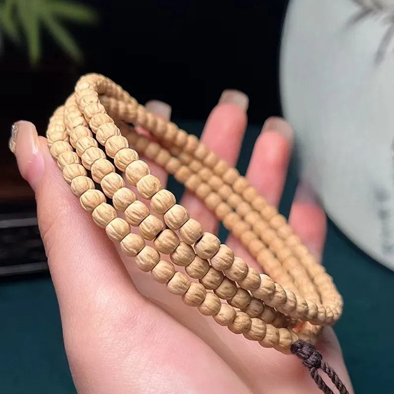 Xifeng Building Cacumen Platycladi Seeds Bracelets Unisex-1