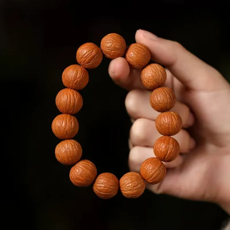 Xifeng Building Monkey Head Walnut Bracelets Unisex-2