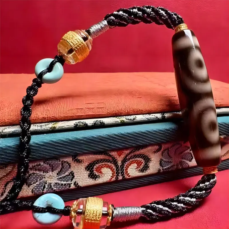 Xifeng Building Agate Jade Necklaces Unisex-3