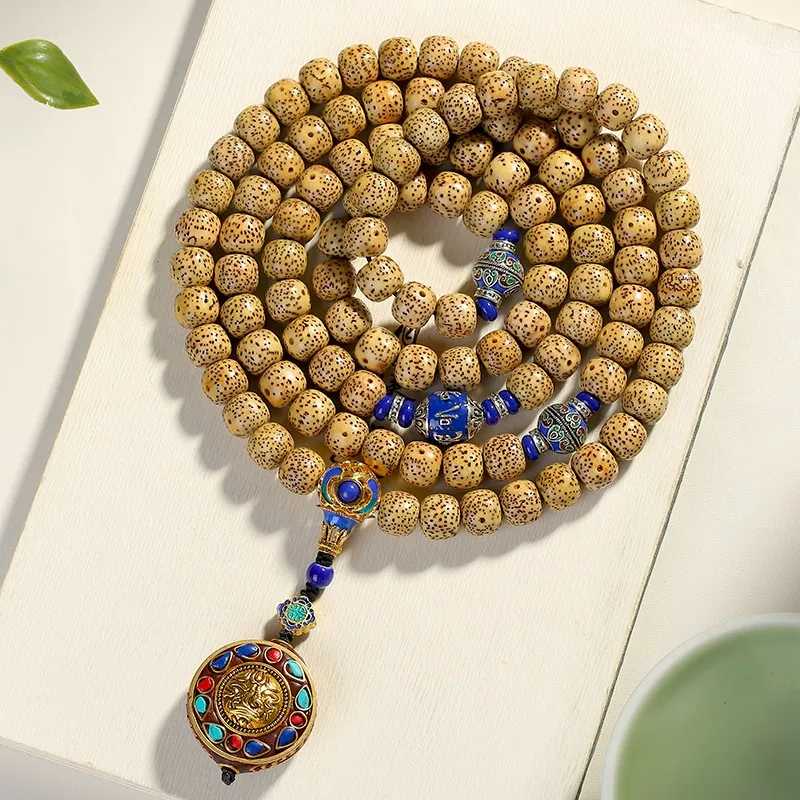 Xifeng Building Star Moon Bodhi Seeds Bead Chain Men's-4