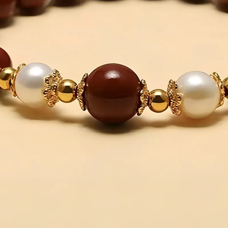 Xifeng Building Cinnabar Jade Bracelets Unisex-3