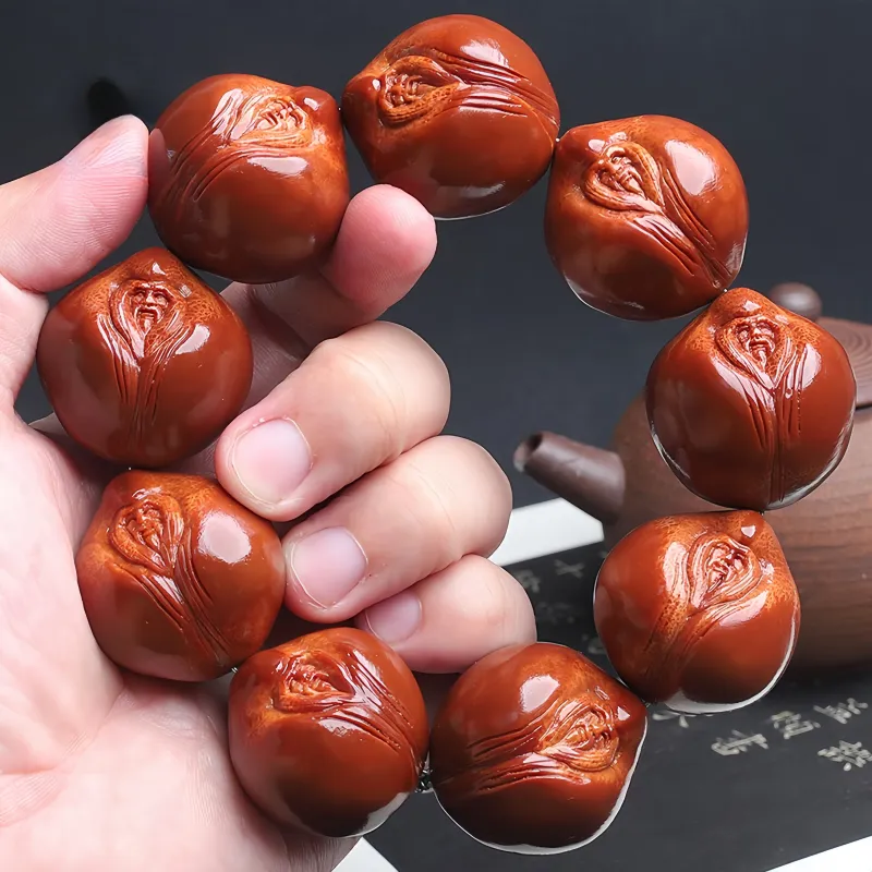 Xifeng Building Olive Pit Bracelets Unisex-4