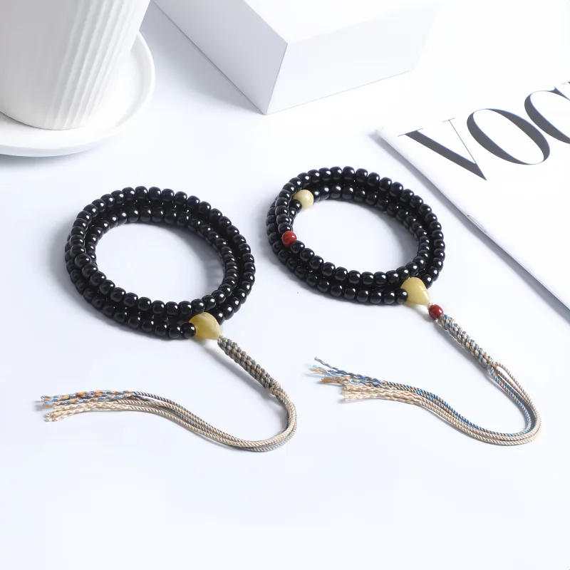 Xifeng Building Coconut Shell Beads Bracelets Unisex-1