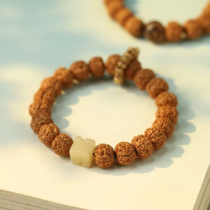 Xifeng Building King Kong Bodhi Seeds Bracelets Unisex-1