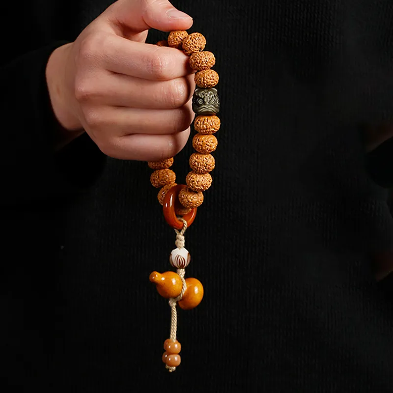Xifeng Building King Kong Bodhi Seeds Bracelets Unisex-2