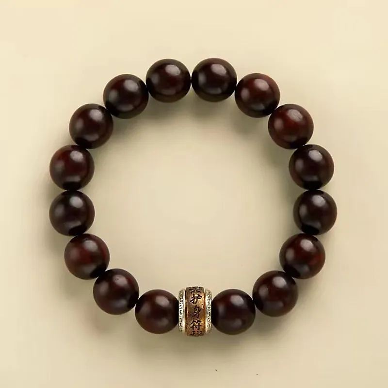 Xifeng Building Sandalwood Wooden Bracelets Unisex-4