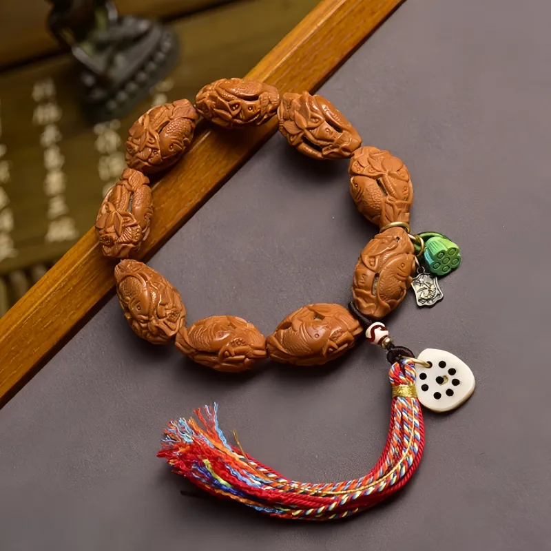 Xifeng Building Olive Pit Bracelets Unisex-2