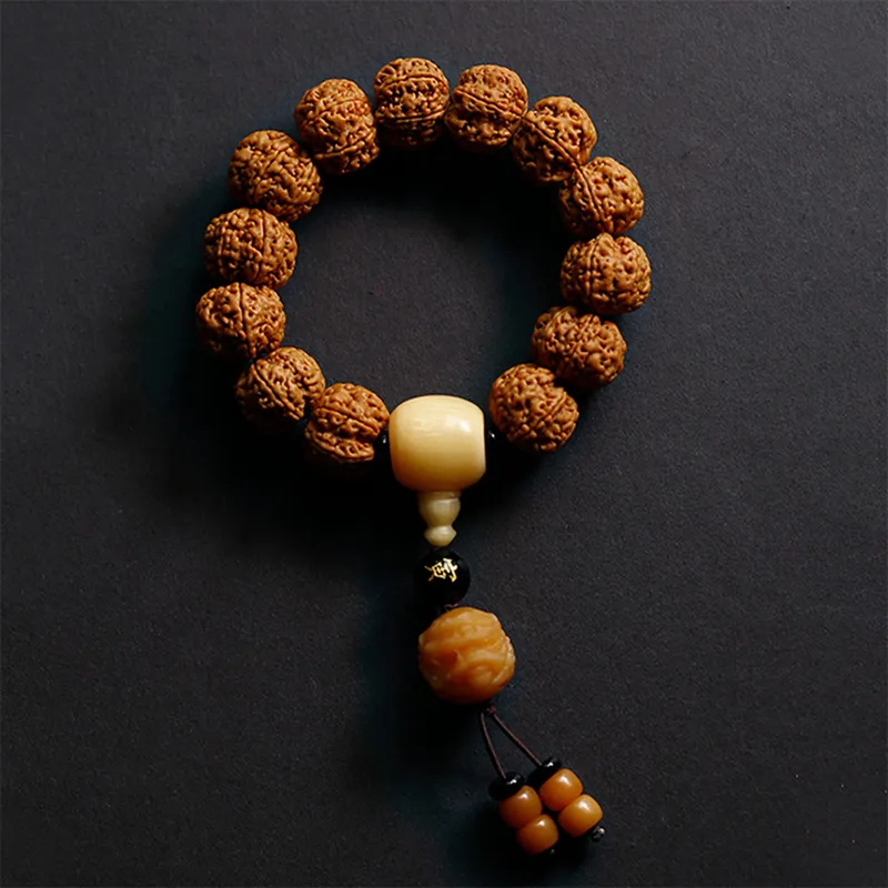 Xifeng Building King Kong Bodhi Seeds Bracelets Unisex-4