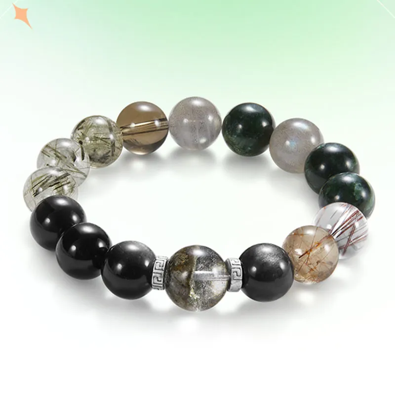 Xifeng Building Crystal Bracelets Unisex-1