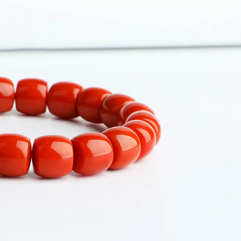 Xifeng Building Southern Red Agate Bracelets Unisex-2