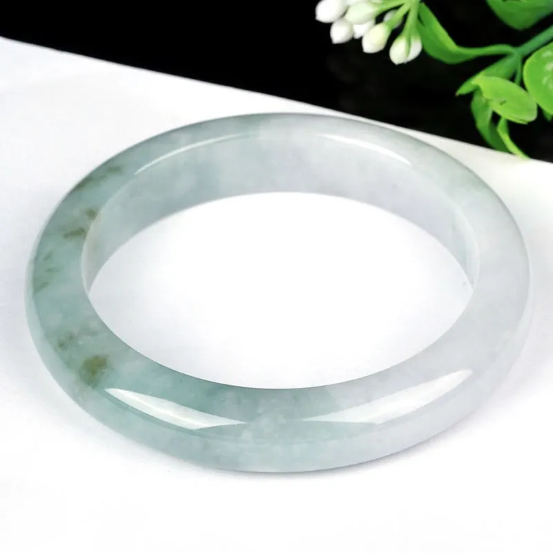 Xifeng Building Bean Type Jadeite Bangles Women's-5