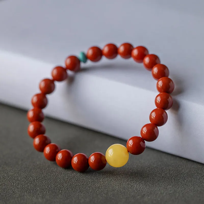 Xifeng Building Southern Red Agate Bracelets Women's-1