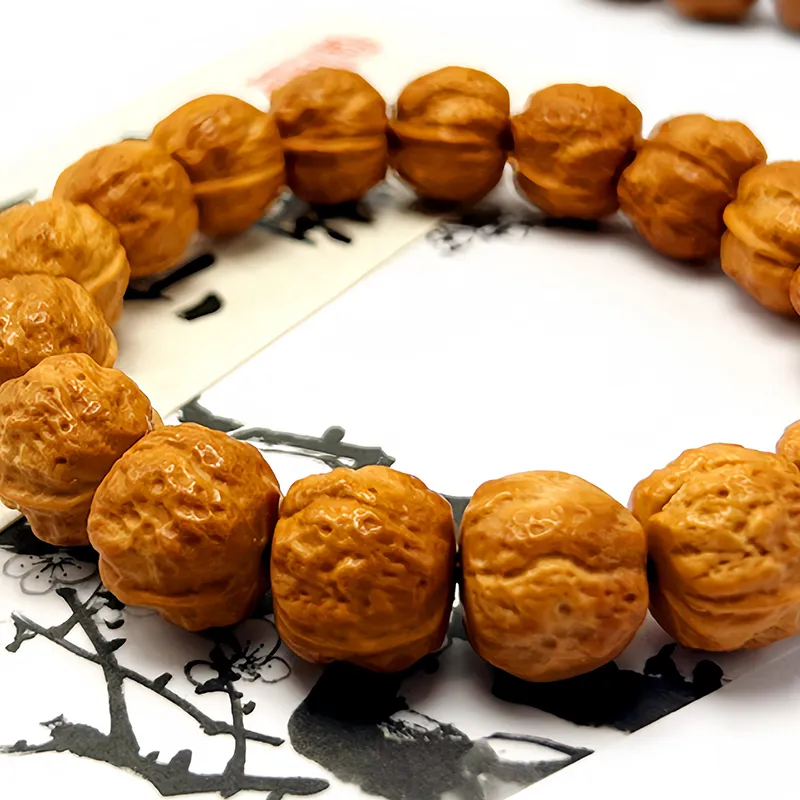 Xifeng Building Monkey Head Walnut Bracelets Unisex-1