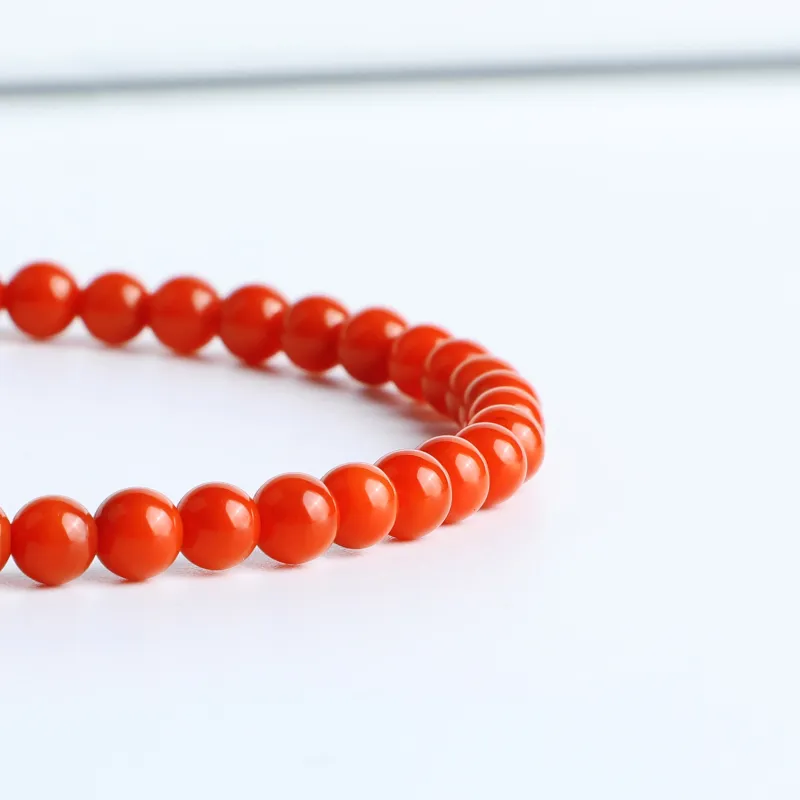 Xifeng Building Southern Red Agate Fine Jade Bracelets Unisex-2