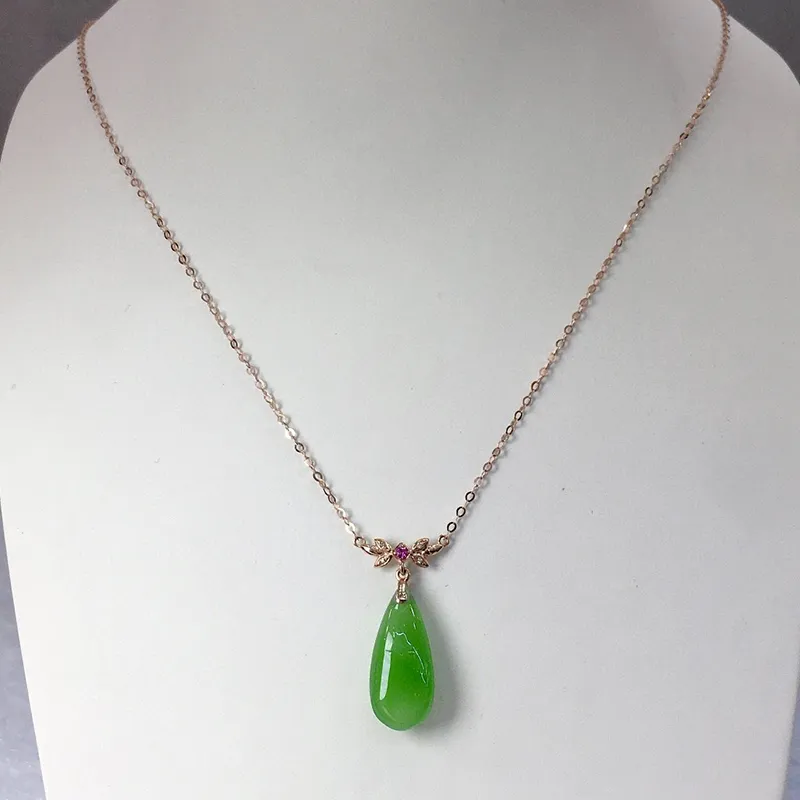 Xifeng Building Hetian Jade Necklaces Jasper Women's-4