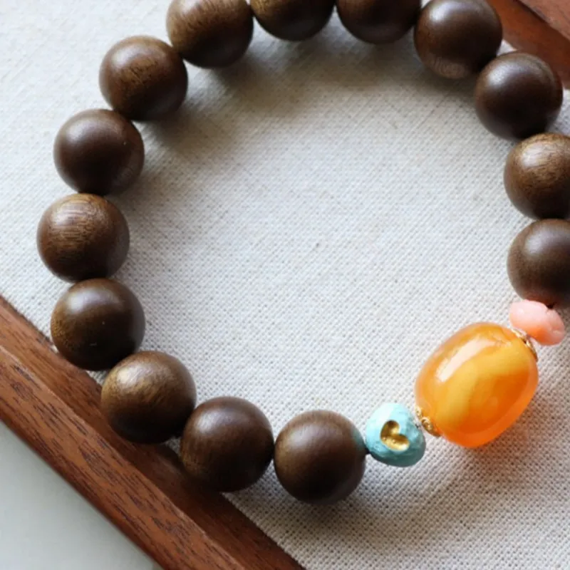 Xifeng Building Agarwood Bracelets Unisex-1