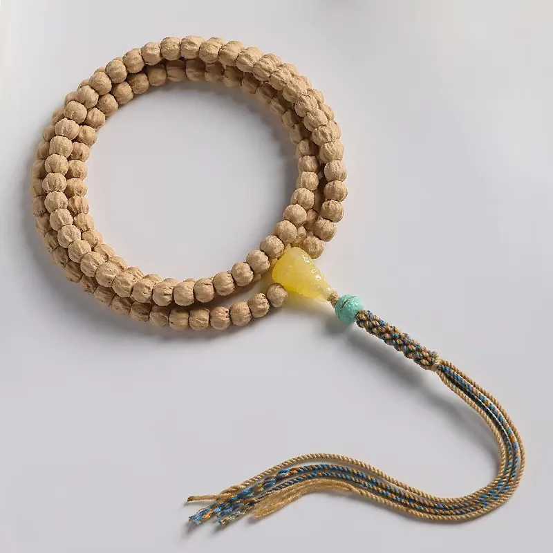Xifeng Building Cacumen Platycladi Seeds Bracelets Unisex-1