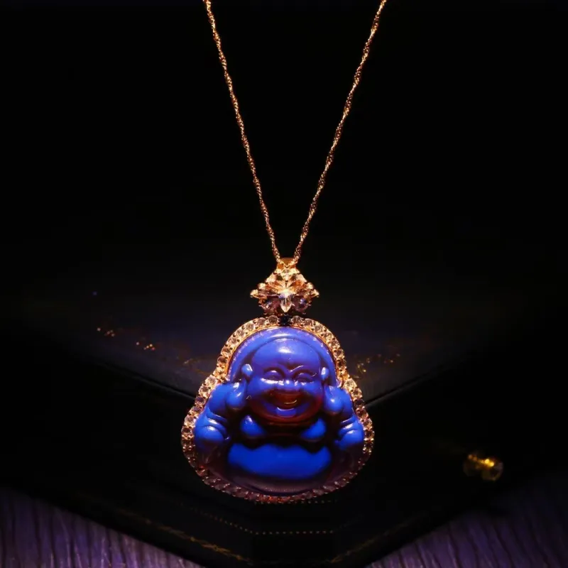 Xifeng Building Amber Necklaces Unisex-3
