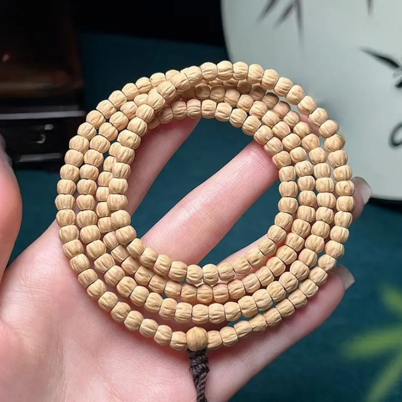 Xifeng Building Cacumen Platycladi Seeds Bracelets Unisex-2