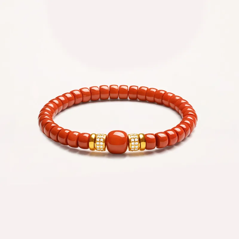 Xifeng Building Southern Red Agate Bracelets Unisex-4