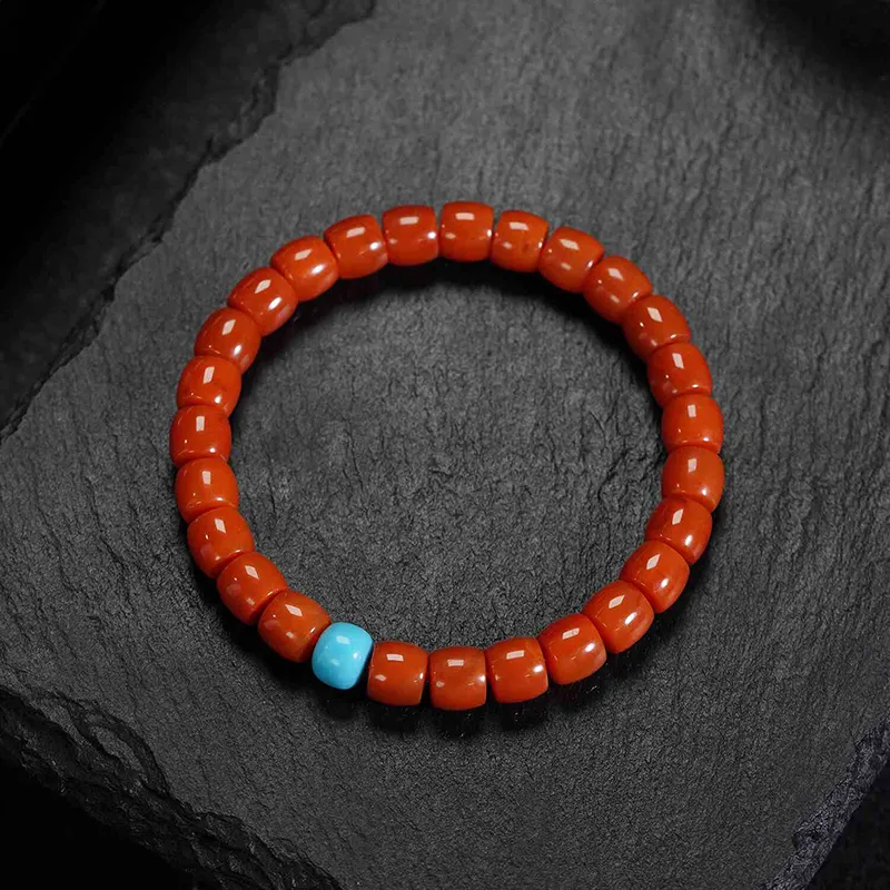 Xifeng Building Southern Red Agate Bracelets Women's-1