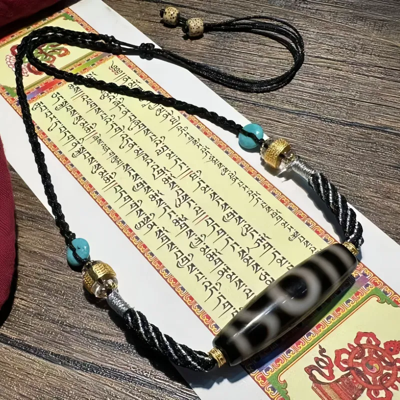 Xifeng Building Agate Jade Necklaces Unisex-7