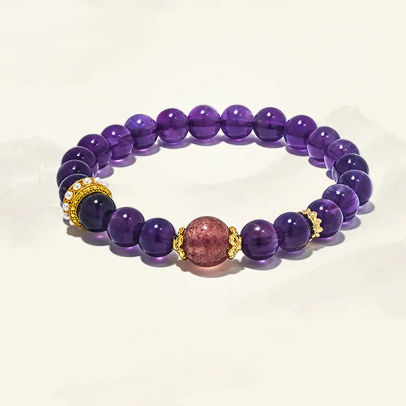 Xifeng Building Crystal Jade Bracelets Unisex-4