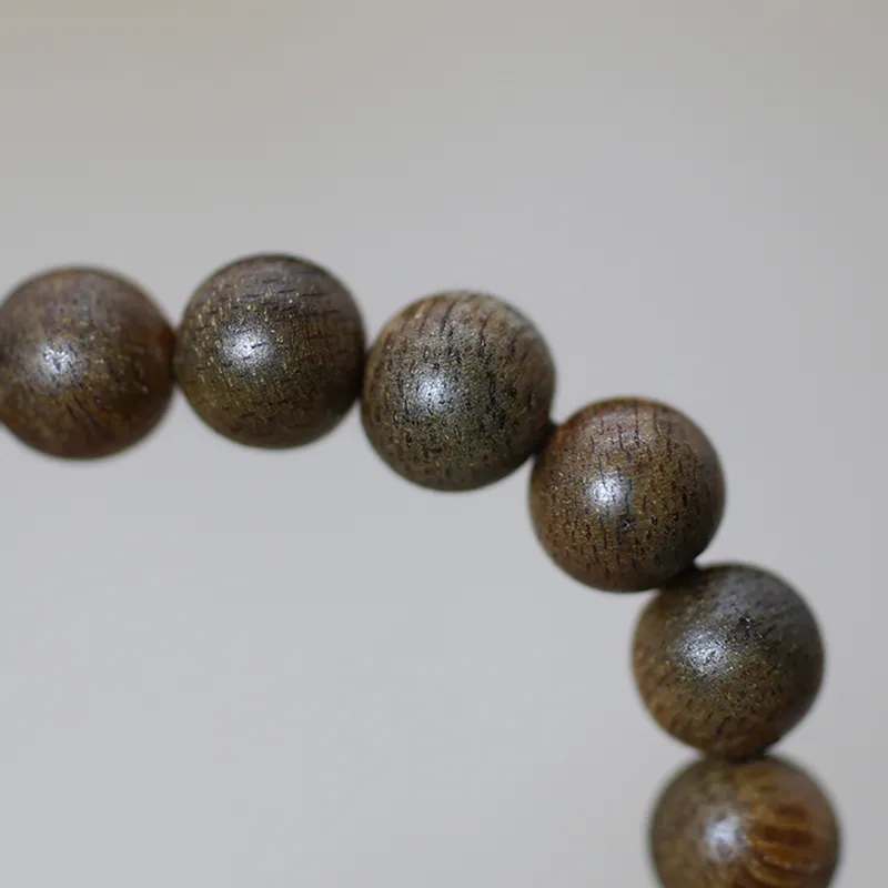Xifeng Building Agarwood Beaded Bracelet #Good Luck Unisex-4