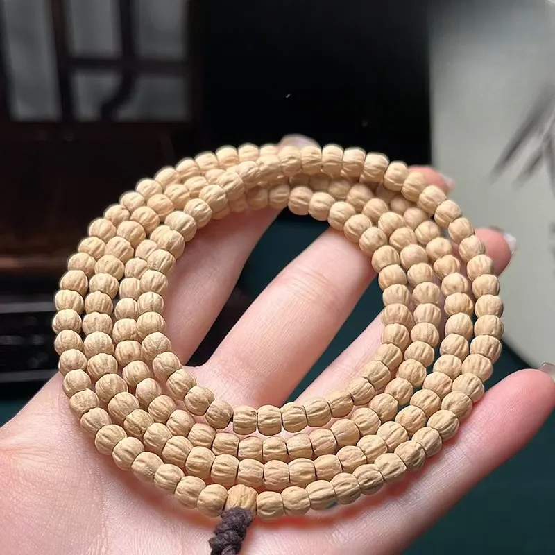 Xifeng Building Cacumen Platycladi Seeds Bracelets Unisex-4
