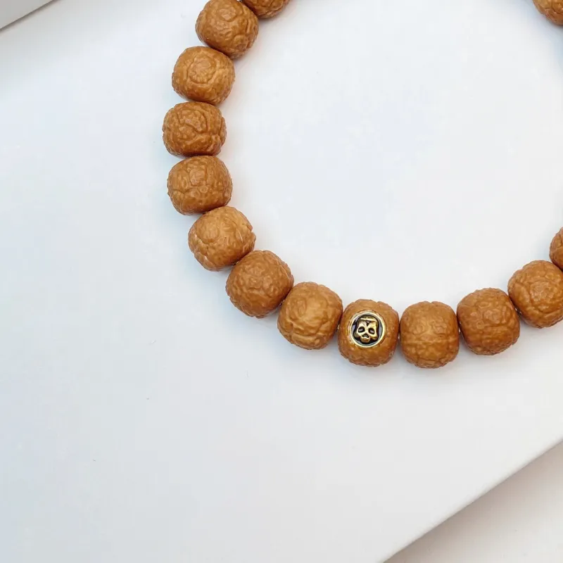 Xifeng Building Monkey Head Walnut Bracelets Unisex-4