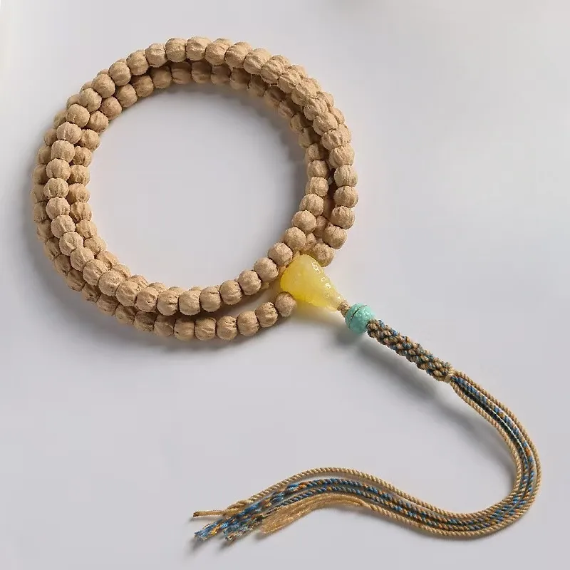 Xifeng Building Cacumen Platycladi Seeds Bracelets Unisex-3