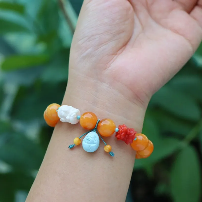 Xifeng Building Beeswax Bracelets Women's-1