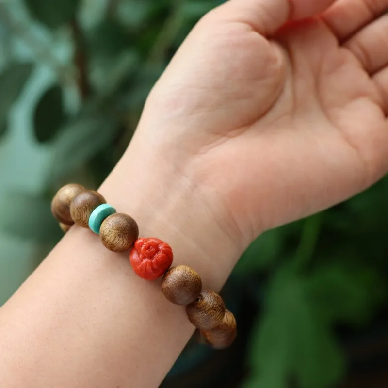 Xifeng Building Agarwood Bracelets Unisex-4