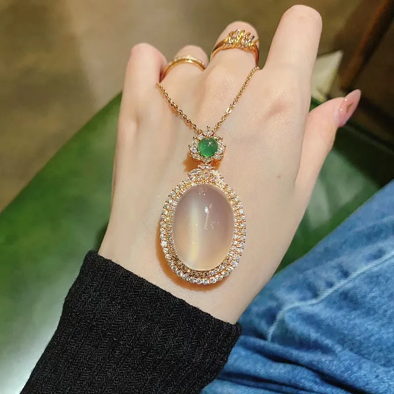 Xifeng Building Chalcedony Pendants Women's-4