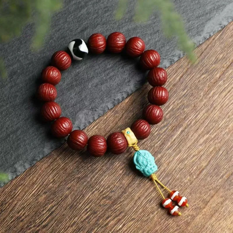 Xifeng Building Monkey Head Walnut Bracelets Unisex-1