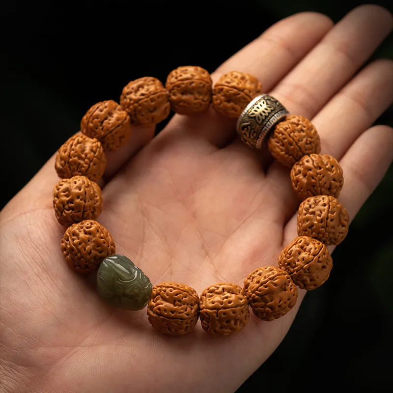 Xifeng Building King Kong Bodhi Seeds Bracelets Unisex-3