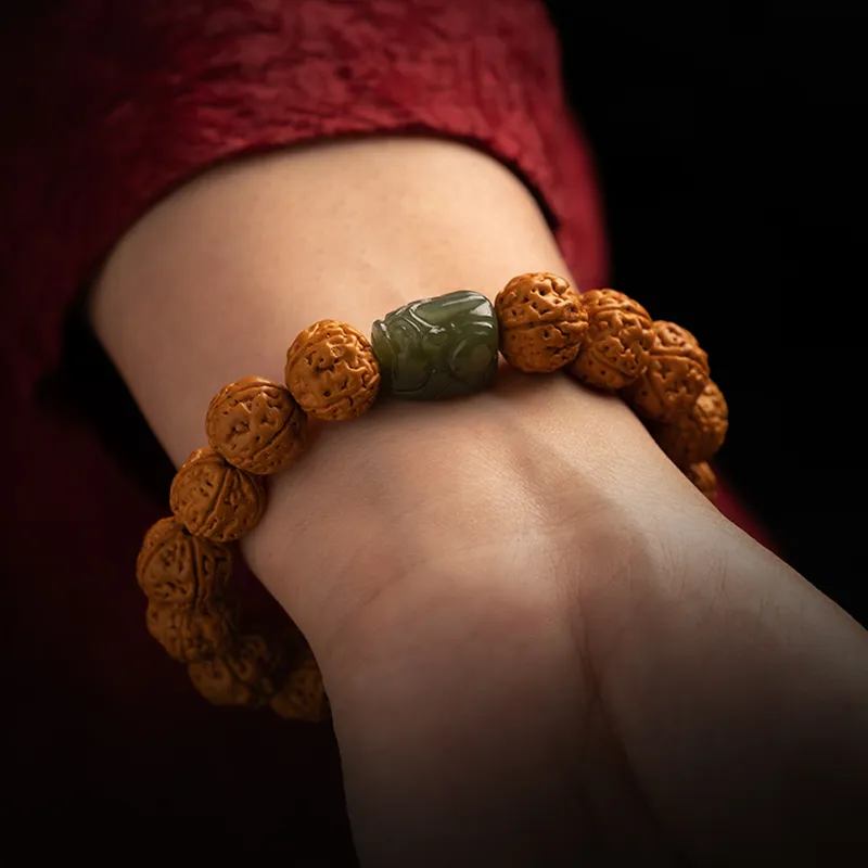 Xifeng Building King Kong Bodhi Seeds Bracelets Unisex-1