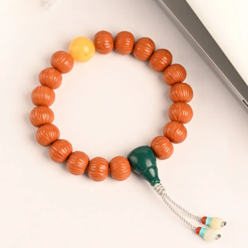 Xifeng Building Monkey Head Walnut Bracelets Unisex-2
